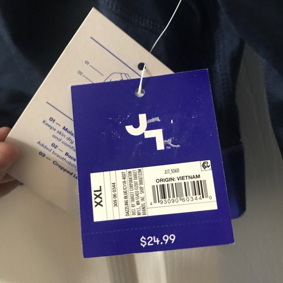 JoyLab Tops Nwt Joylab Color Block Long Sleeve Crop Top Xxl Poshmark